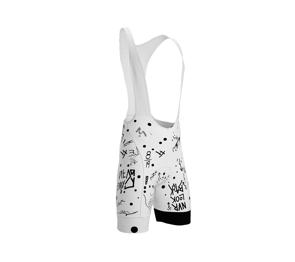 NVRLB | PRO-BIB Cycling Short Graffiti | Dolimiti Pad | Men and Women