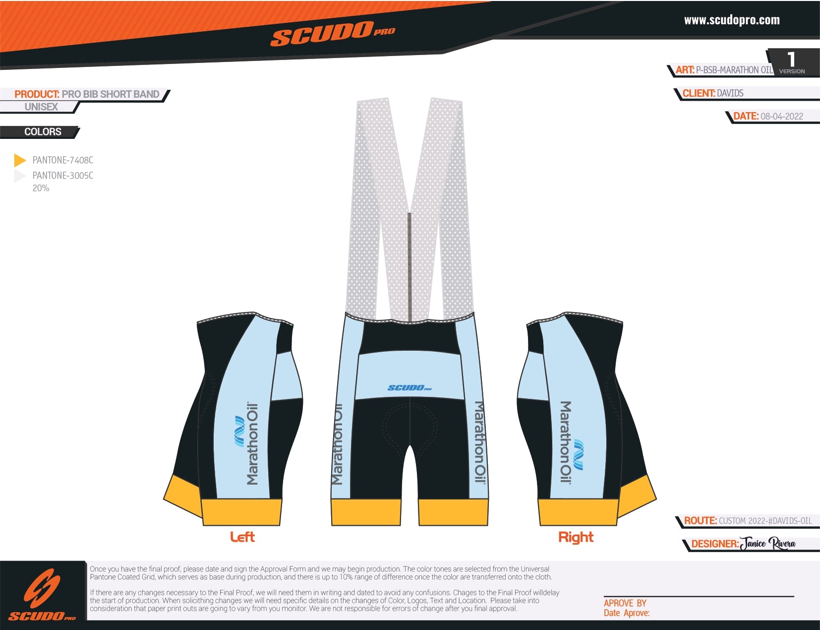 M-Oil |  Pro BIB Cycling Shorts | Men and Women