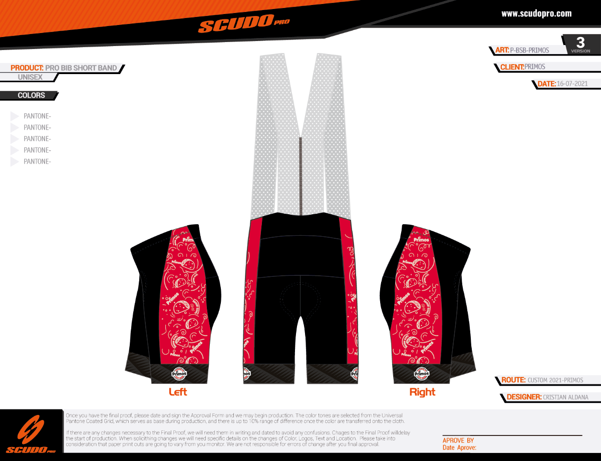 PRIMOS | PRO-BIB Cycling Short | Men and Women