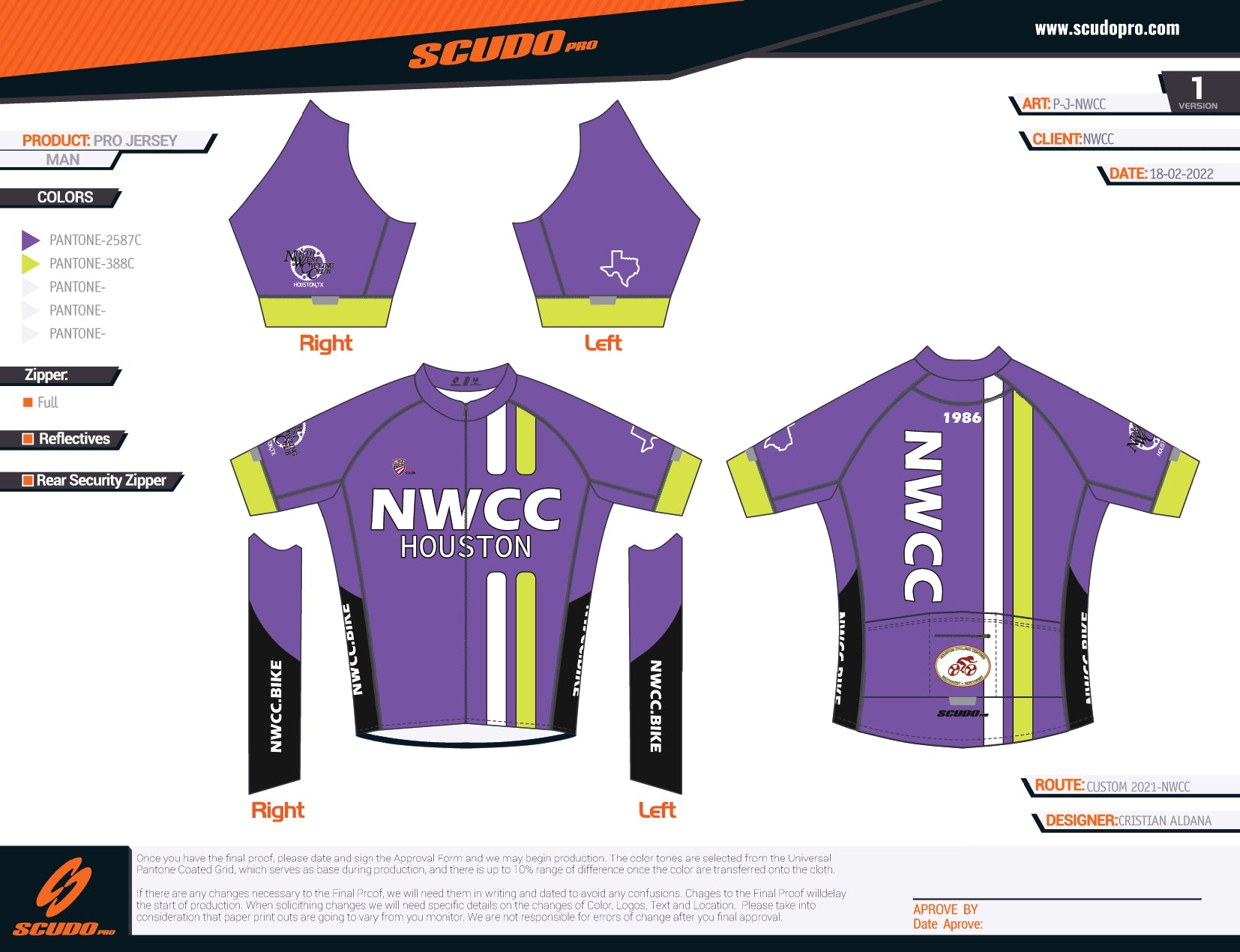 NWCC | Pro Fit | Short Sleeve Cycling Jersey | Men and Women