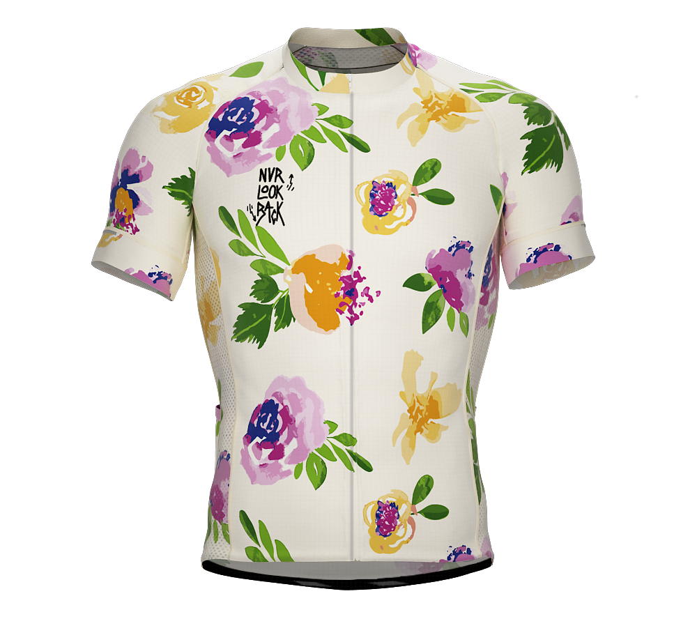 NVRLB | PRO-Fit Short Sleeve Cycling Jersey  | Floral | Men and Women