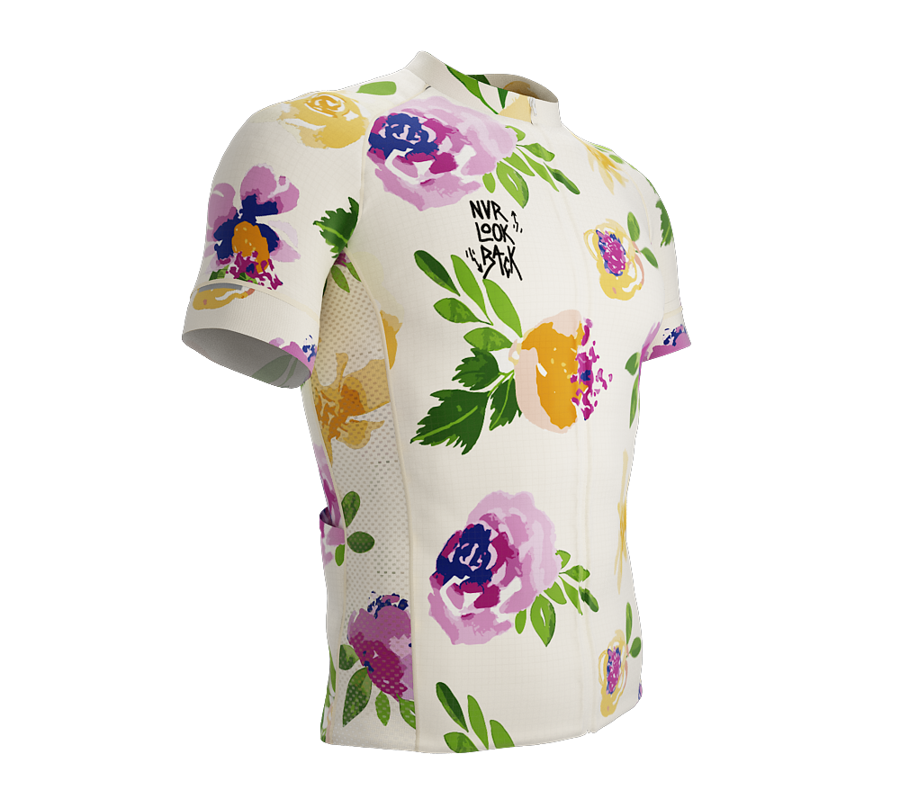 NVRLB | PRO-Fit Short Sleeve Cycling Jersey  | Floral | Men and Women