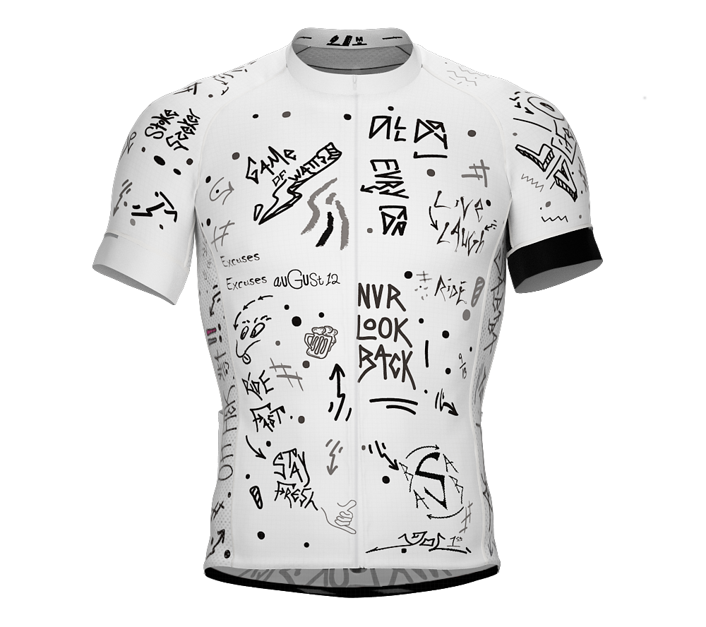 NVRLB | PRO-Fit Short Sleeve Cycling Jersey  | Graffiti | Men and Women