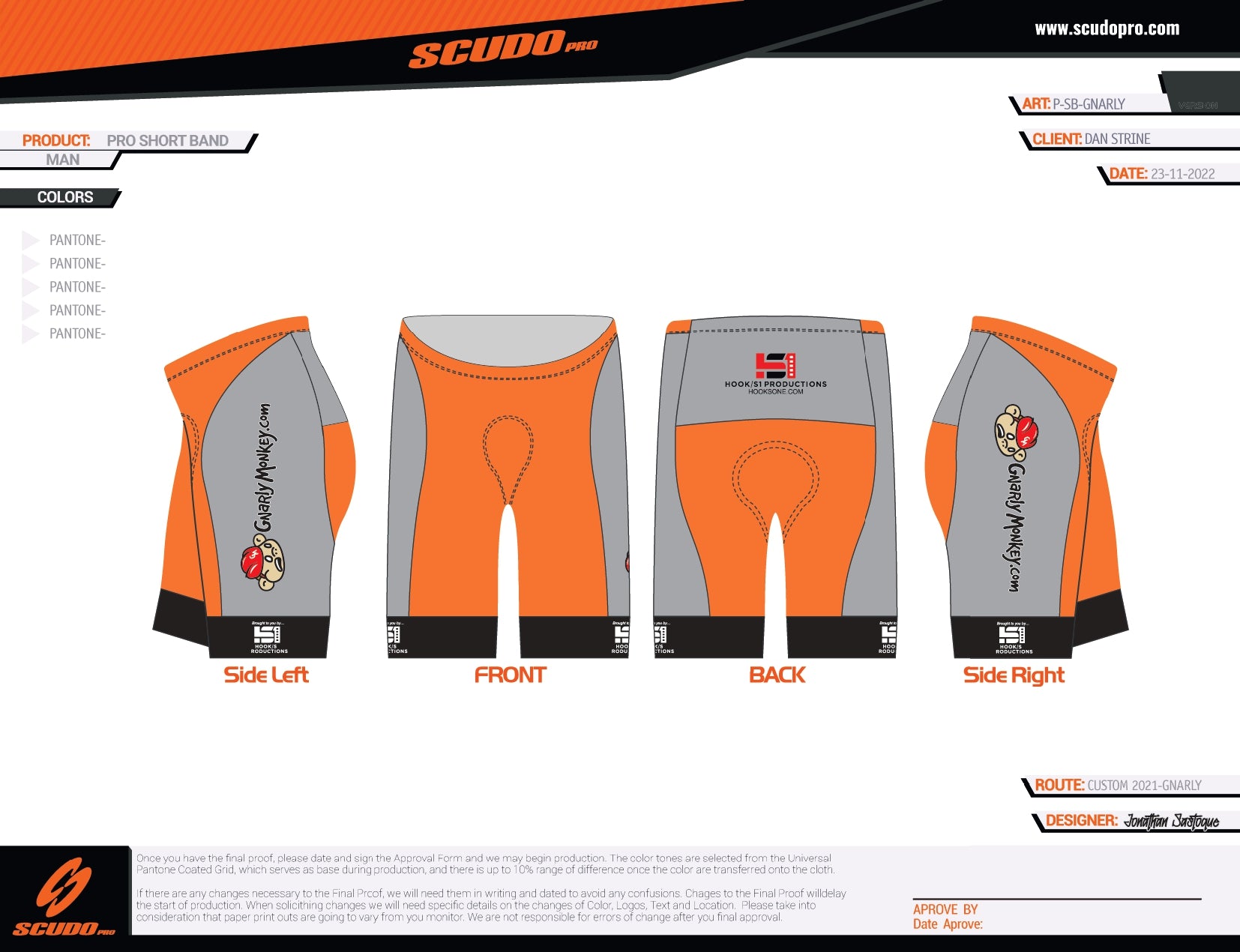 GNARLY | PRO Cycling short  | Band | Delux Pad | Men and Women