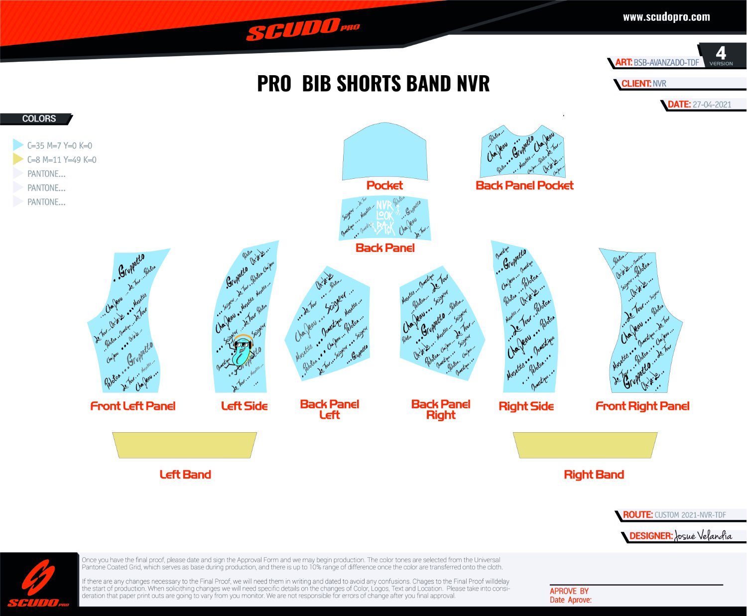 NVRLB | PRO-BIB Cycling Short TDF | Men and Women