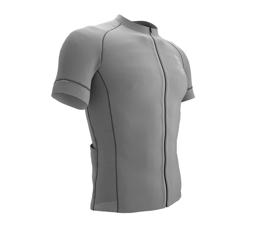 NVRLB | PRO-Fit Short Sleeve Cycling Jersey  | GRAY | Men and Women