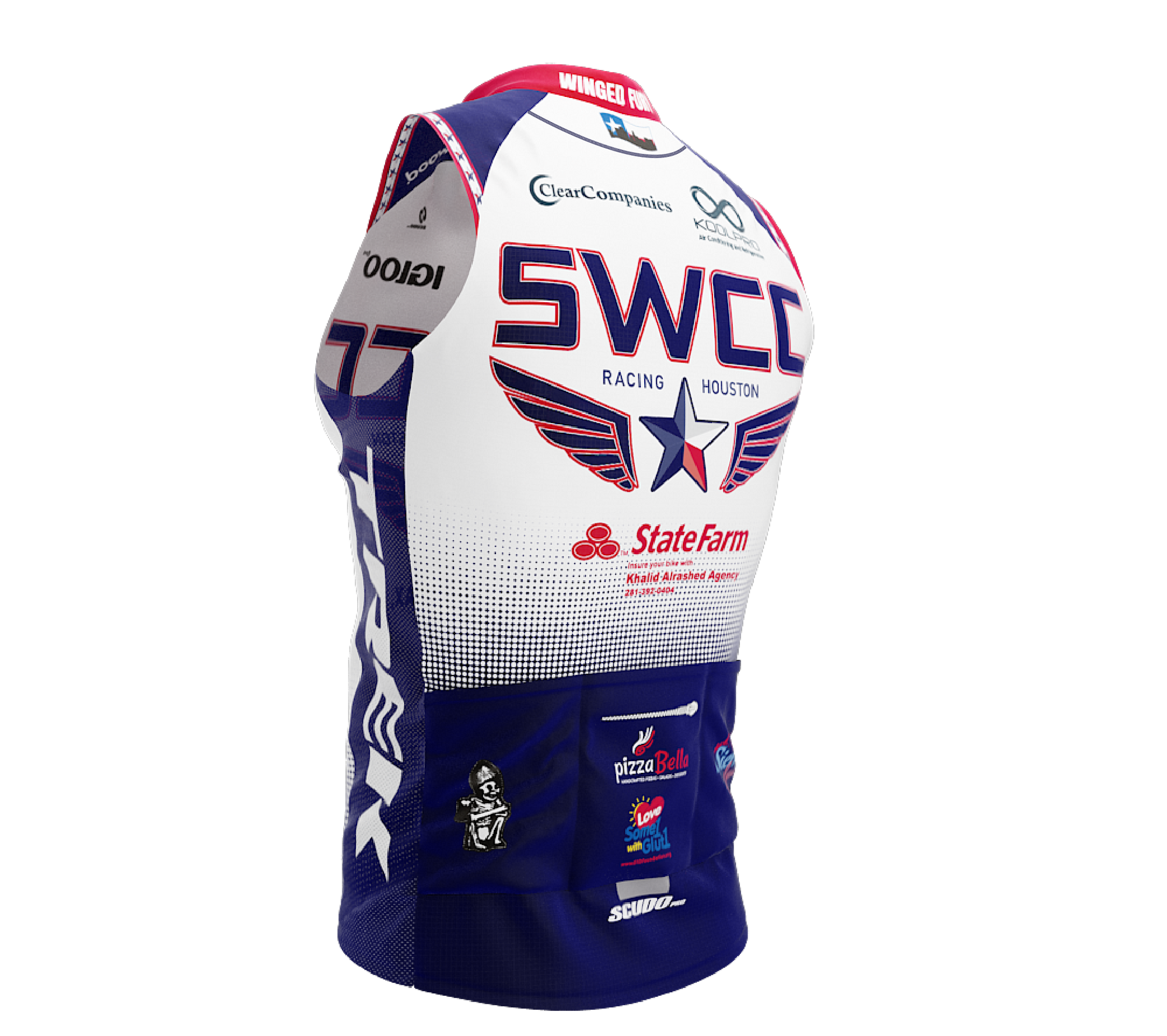 SWCC | Pro-Fit | Sleeveless  Cycling Jersey | Men and Women