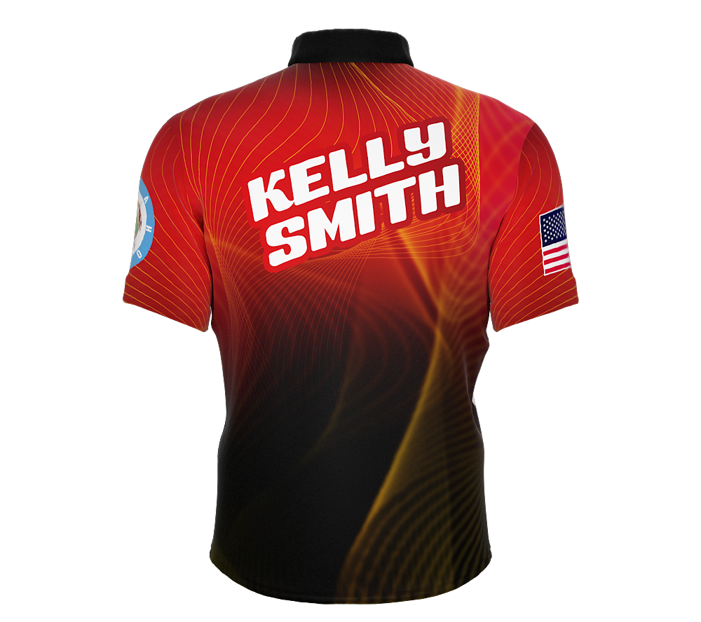 Team Sahoma Bowling | RED Short Sleeve Polo | Hydrotech Soft Light Weight  | Unisex