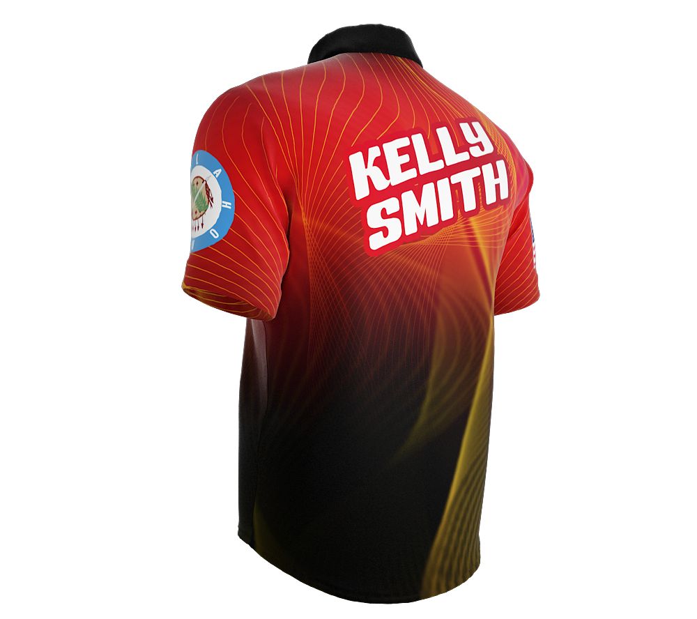 Team Sahoma Bowling | RED Short Sleeve Polo | Hydrotech Soft Light Weight  | Unisex