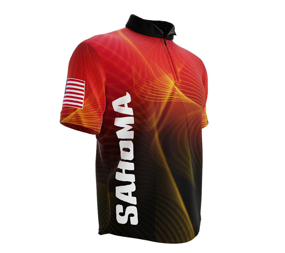 Team Sahoma Bowling | RED Short Sleeve Polo | Hydrotech Soft Light Weight  | Unisex