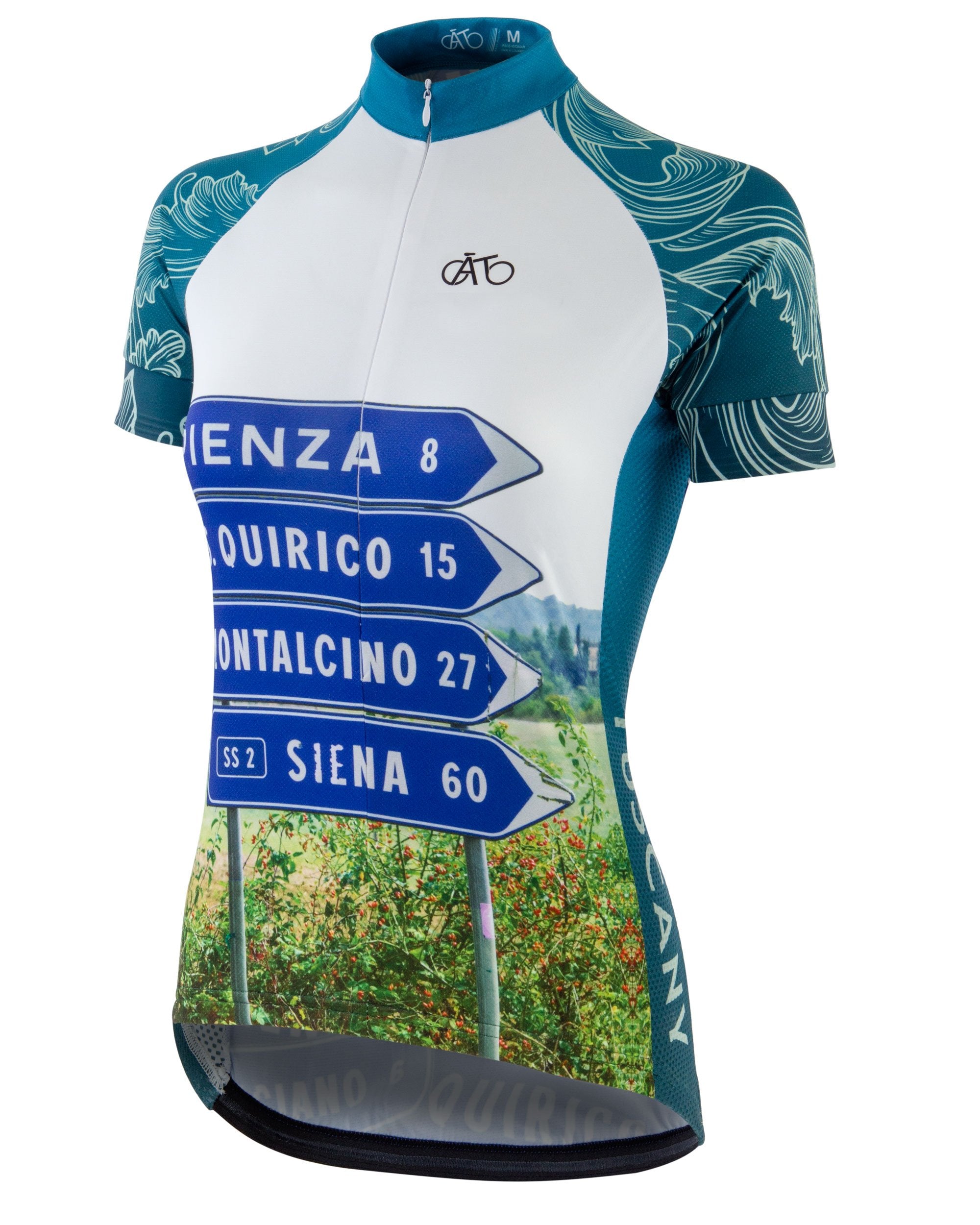 AT | Club Fit | Short Sleeve Cycling Jersey Tuscany - Pienza 8 | WOMEN