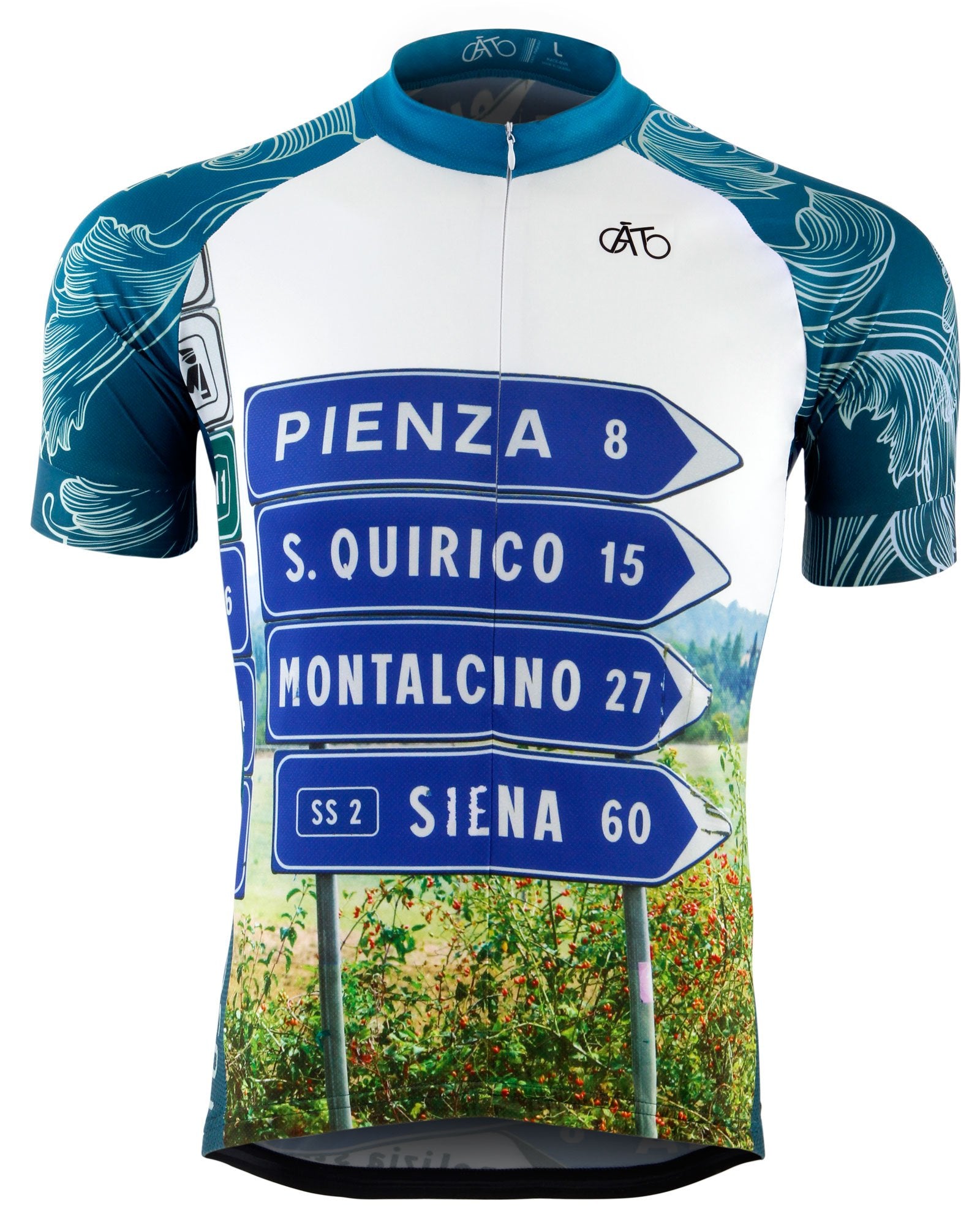 AT | Club Fit | Short Sleeve Cycling Jersey Tuscany - Pienza 8 | MEN
