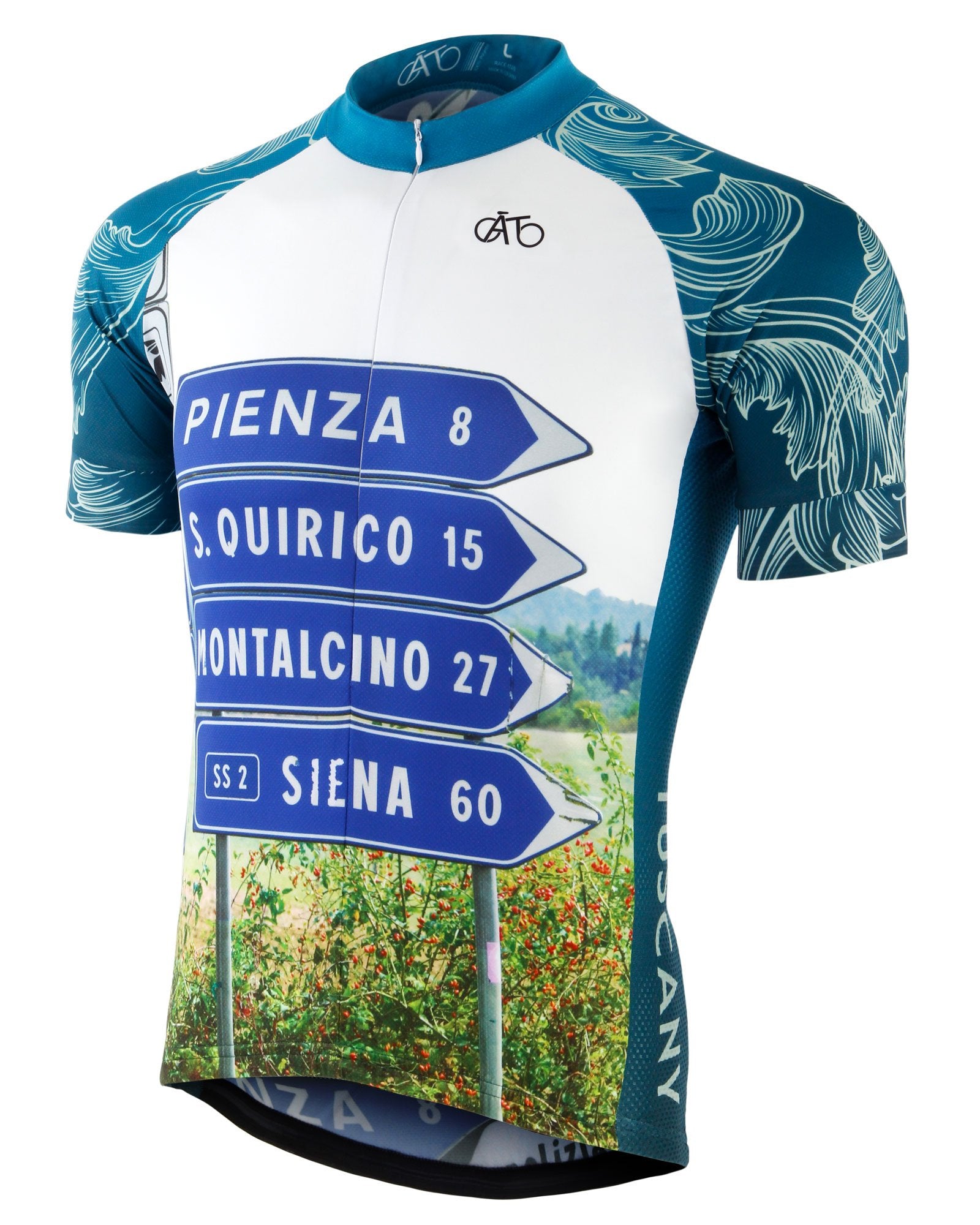 AT | Club Fit | Short Sleeve Cycling Jersey Tuscany - Pienza 8 | MEN