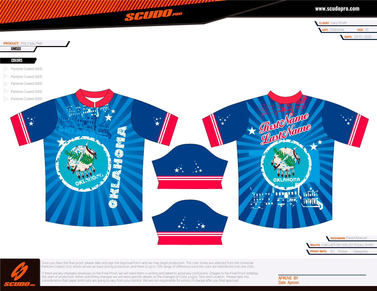 OK Bowling | BLUE Short Sleeve Polo | Hydrotech Soft Light Weight  | Unisex