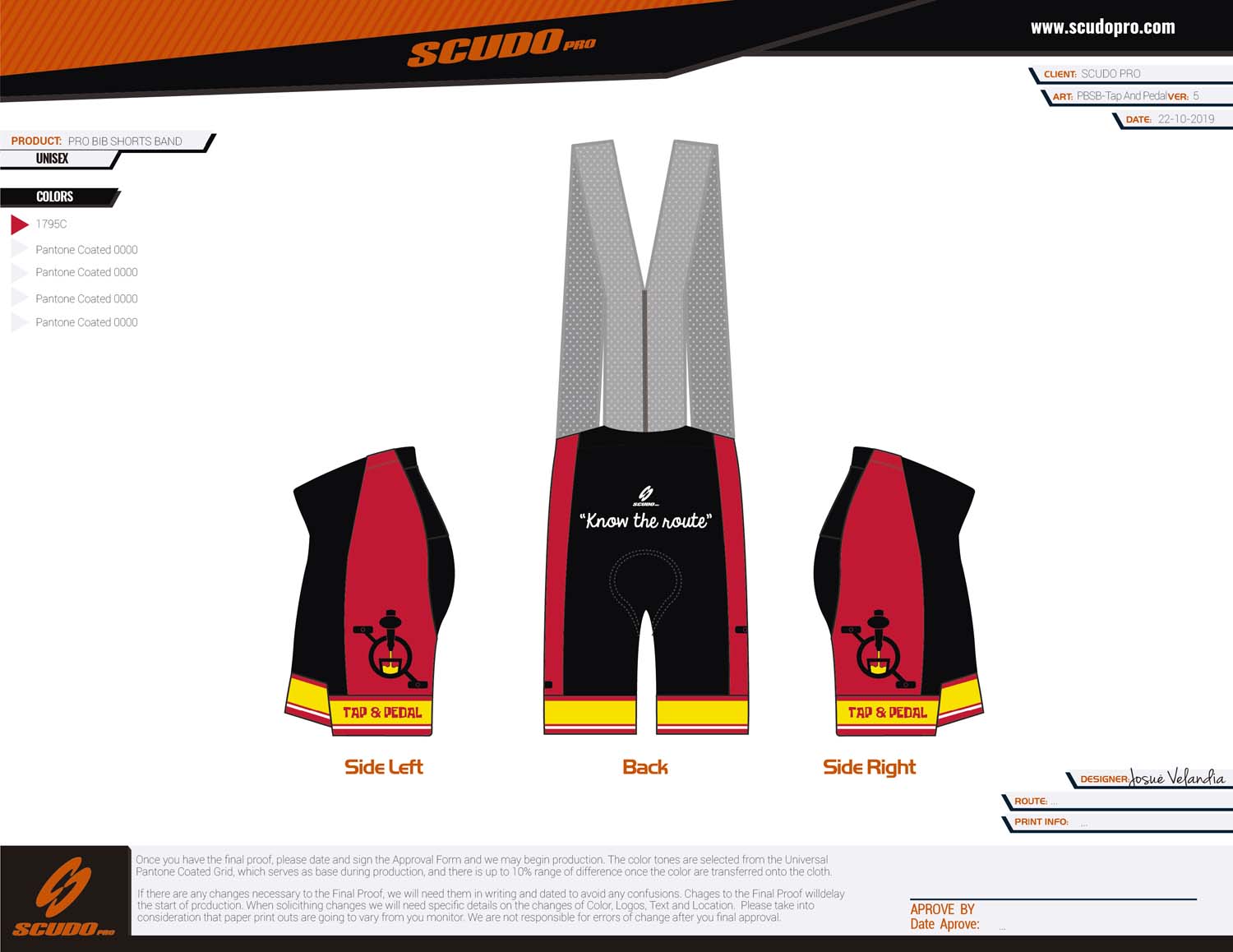 Tap and Pedal | PRO-BIB Cycling Short 2019 | Men and Women