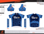 Team Taco | Race Fit | Short Sleeve Cycling Jersey | Full Zip | Men and Women