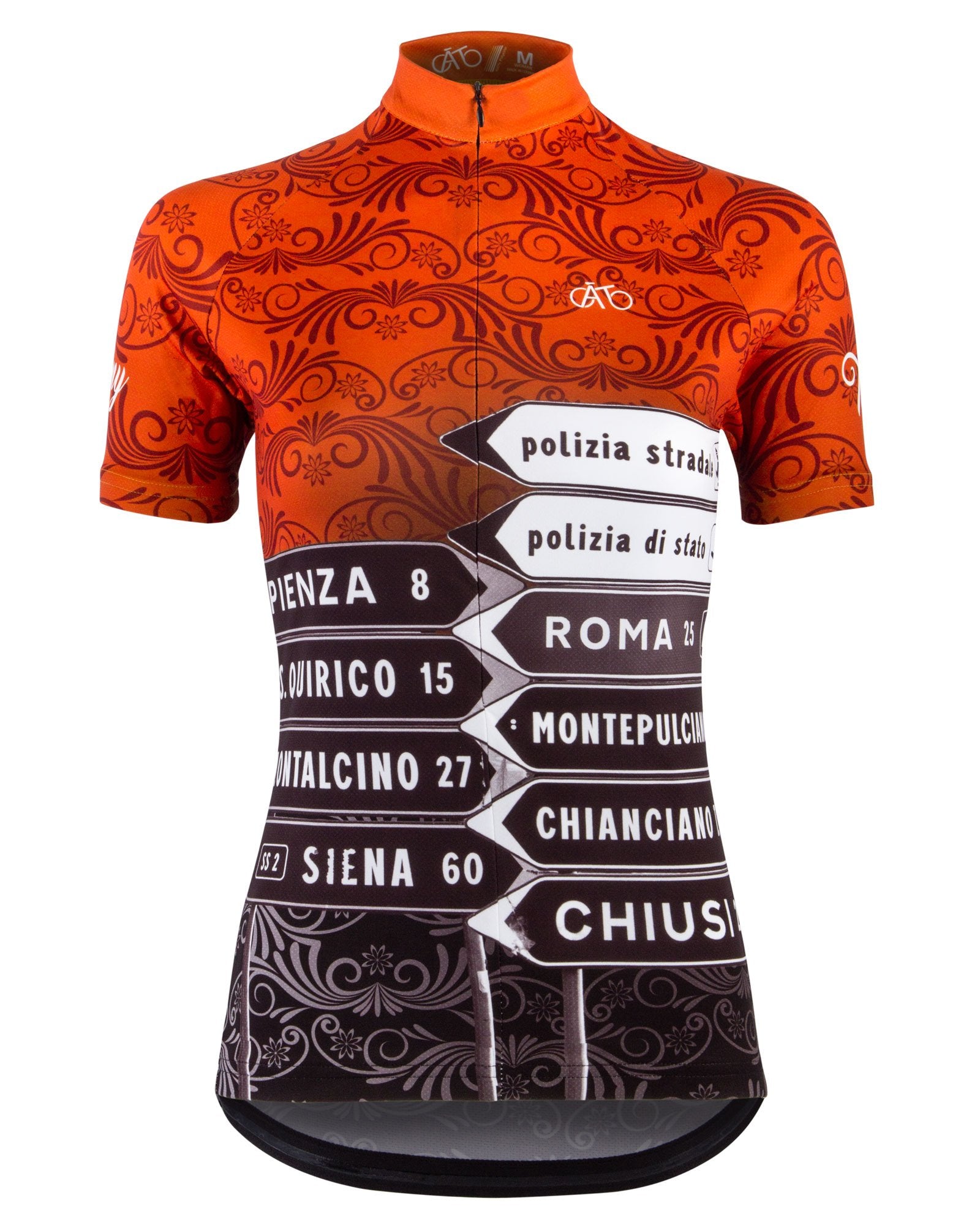 AT | Club Fit | Short Sleeve Cycling Jersey Tuscany - Signpost | WOMEN