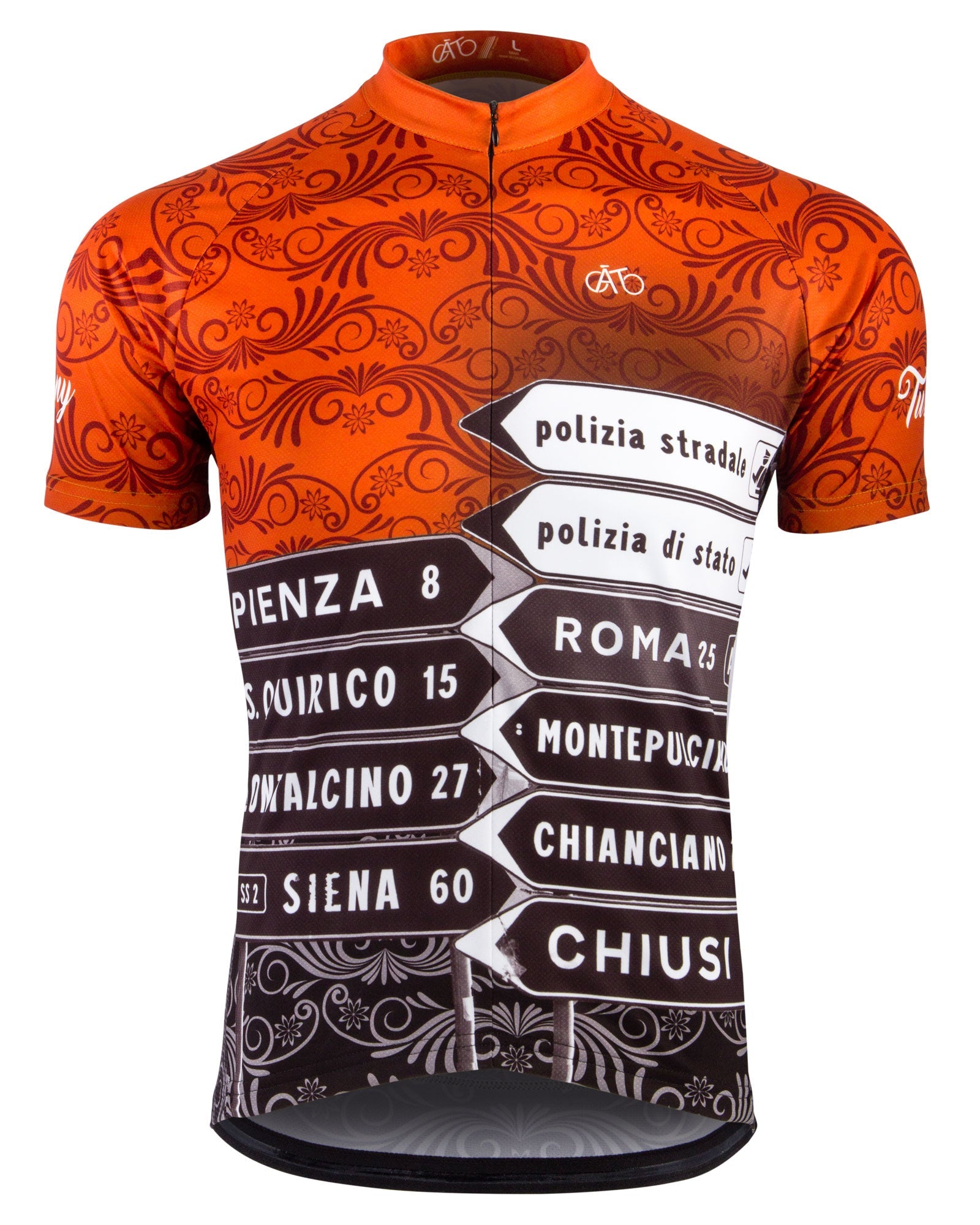 AT | Club Fit | Short Sleeve Cycling Jersey Tuscany - Signpost | MEN