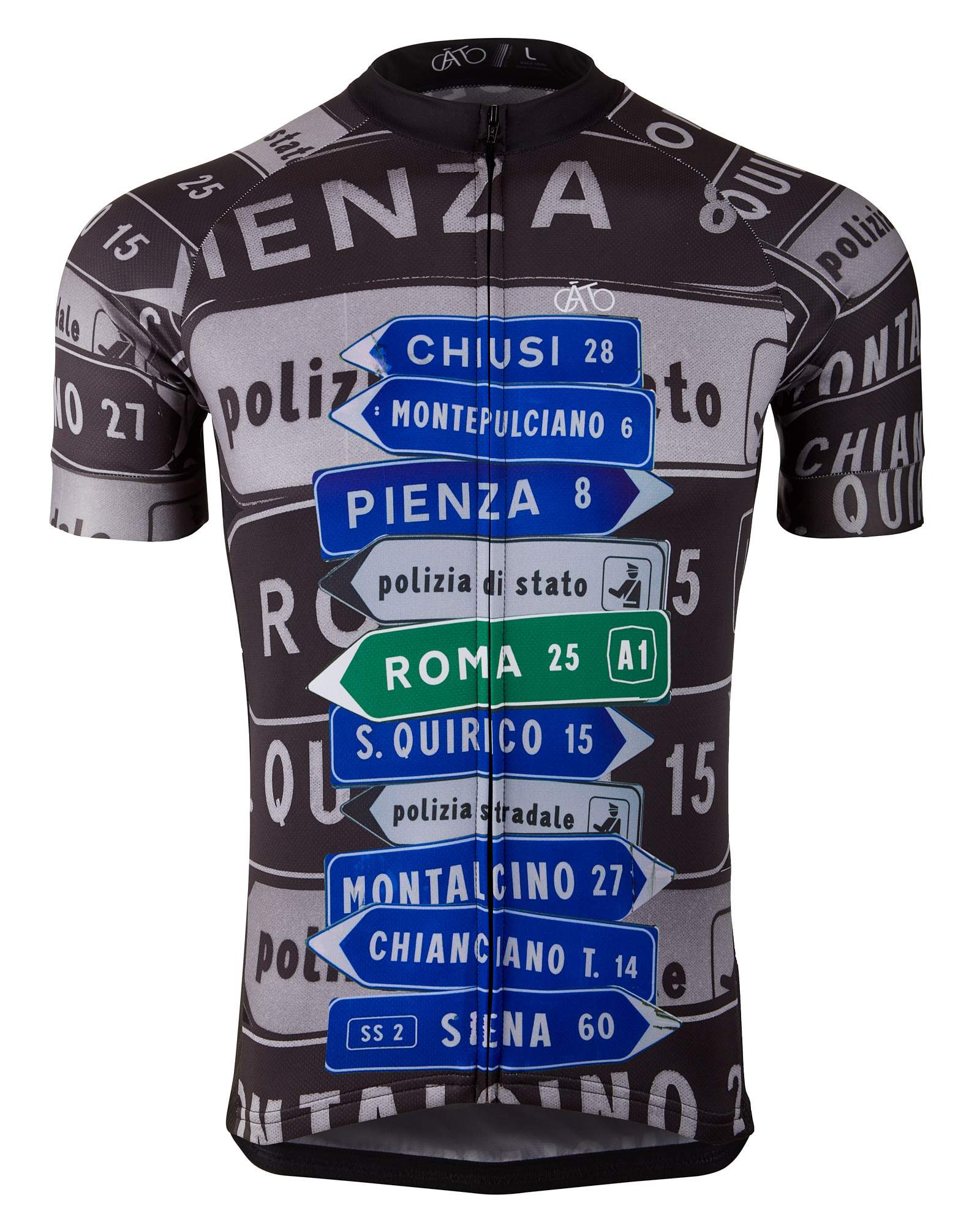 AT | Club Fit | Short Sleeve Cycling Jersey Tuscany - Signpost | MEN