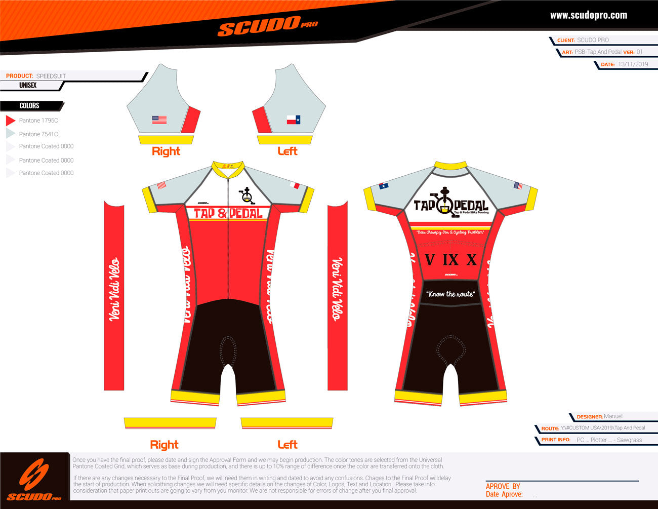 Tap and Pedal |  Speedsuit  | Men