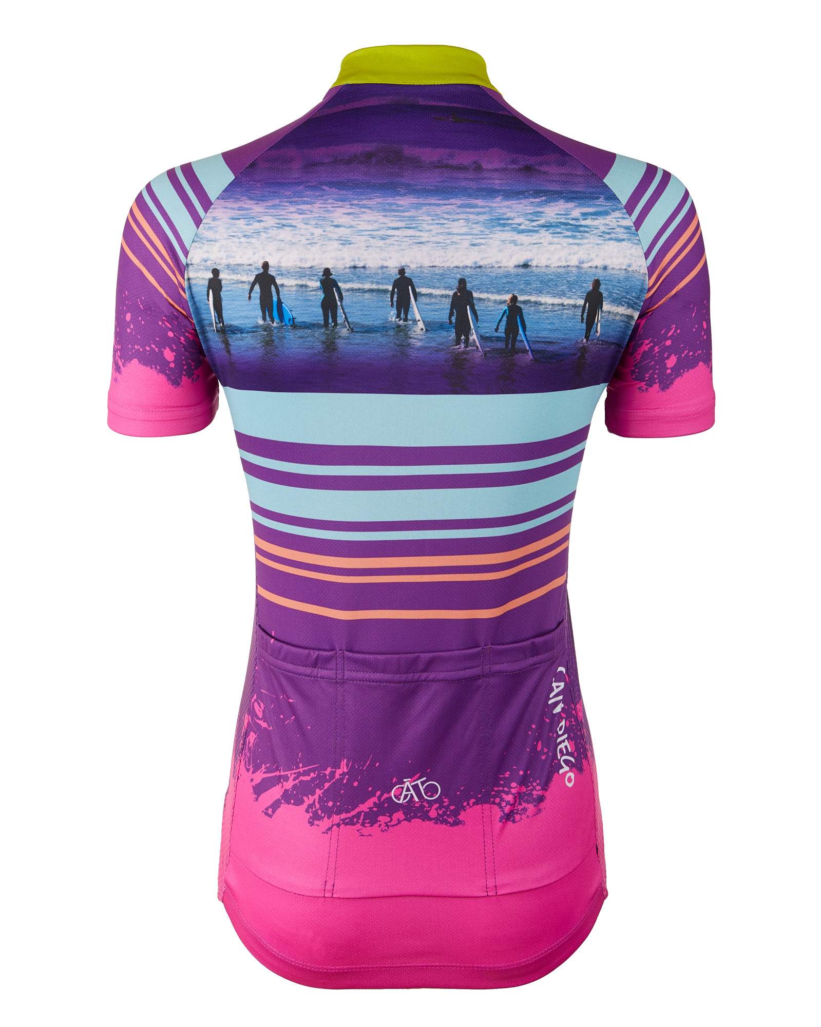 AT | Club Fit | Short Sleeve Cycling Jersey San Diego - Surfers Inline | WOMEN