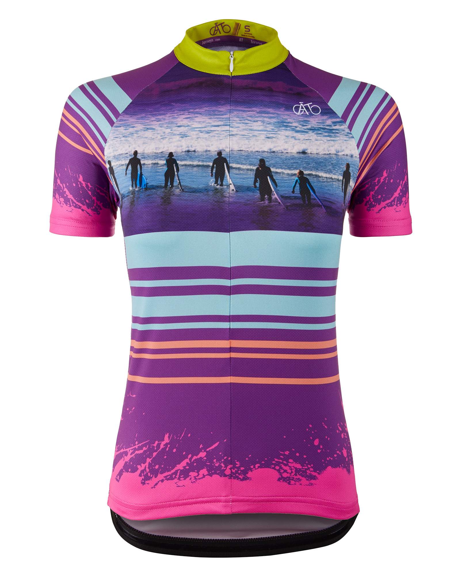 AT | Club Fit | Short Sleeve Cycling Jersey San Diego - Surfers Inline | WOMEN