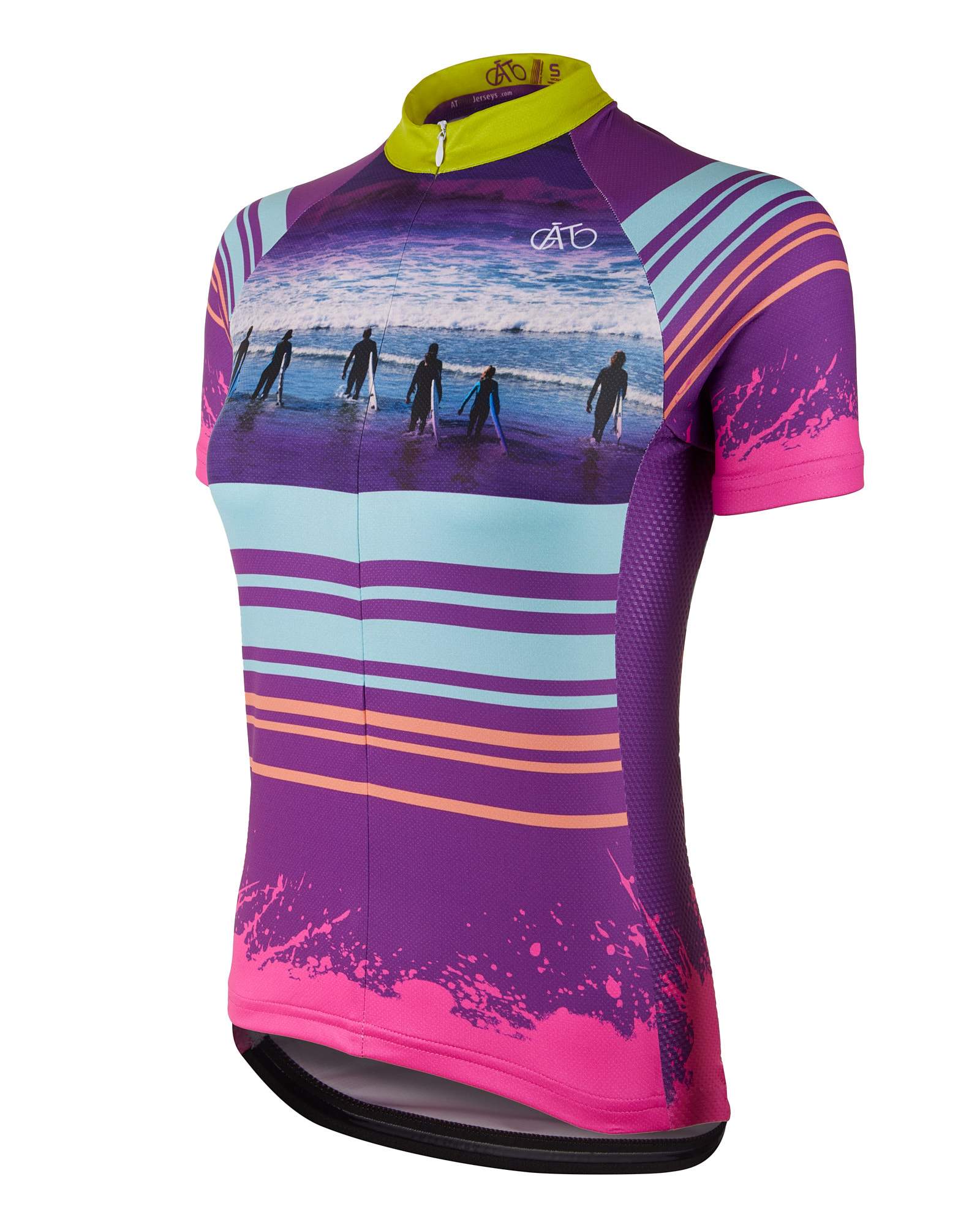 AT | Club Fit | Short Sleeve Cycling Jersey San Diego - Surfers Inline | WOMEN