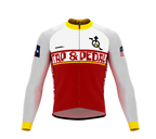 Tap and Pedal | PRO-Thermal | Long  Sleeve Cycling Jersey  | Full Zip | Men and Women