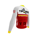 Tap and Pedal | PRO-Thermal | Long  Sleeve Cycling Jersey  | Full Zip | Men and Women