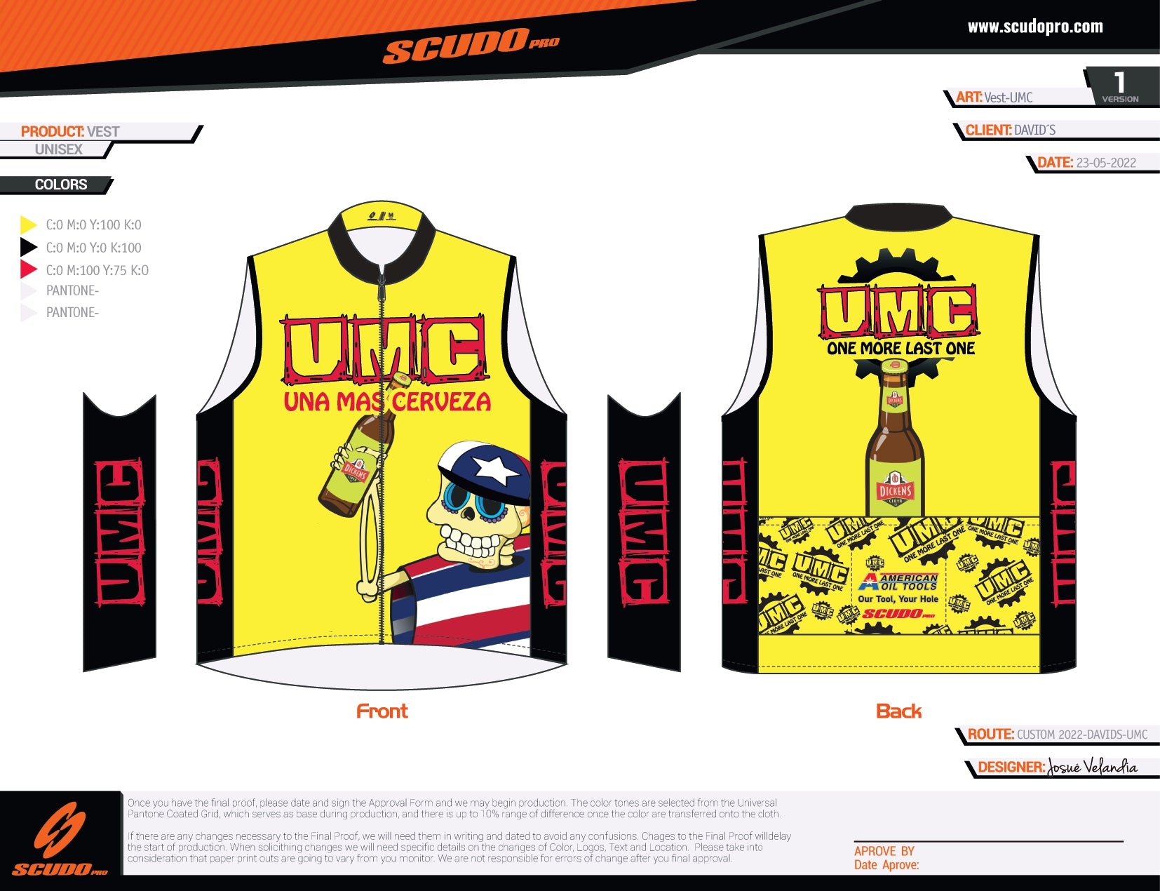 UMC | Wind Breaker Vest | Men and Women