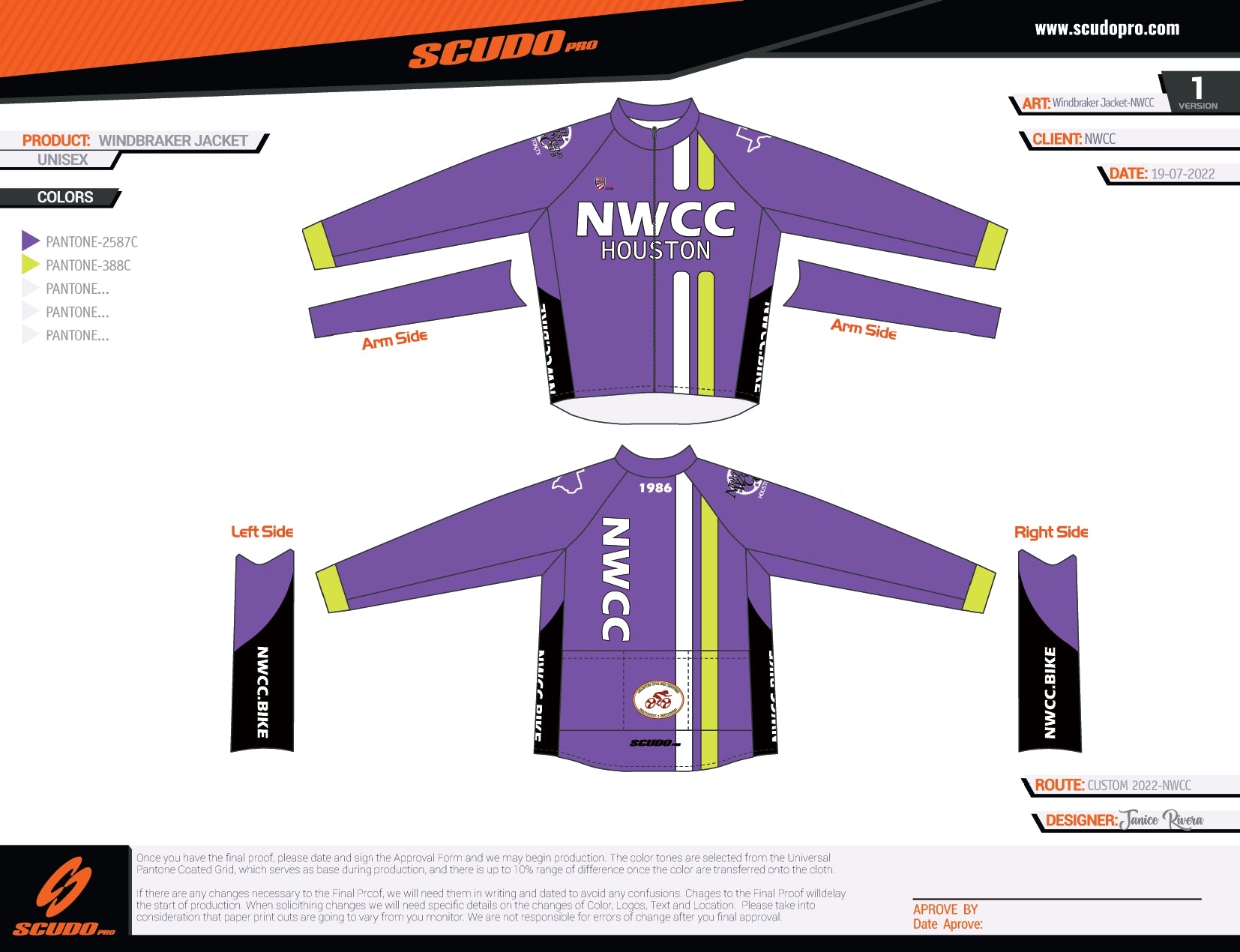 NWCC | Wind Breaker Jacket | Men and Women