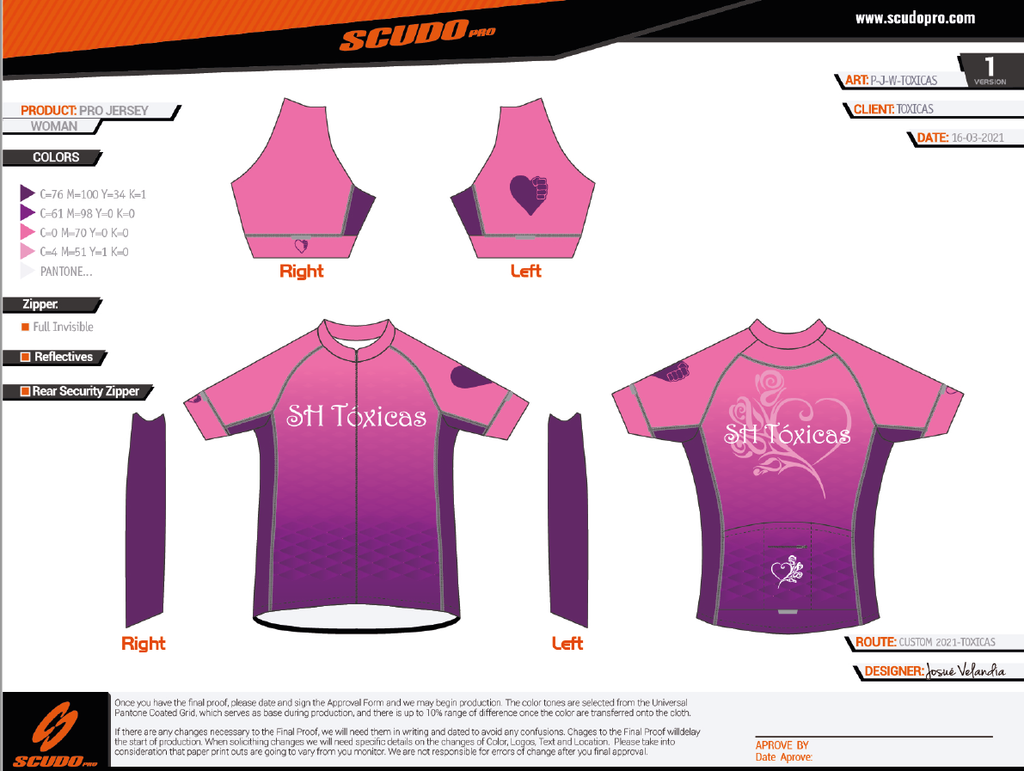 SH TOXICAS | Short Sleeve Cycling PRO Jersey