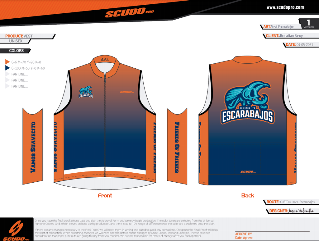 Escarabajos | Vest | Men and Women