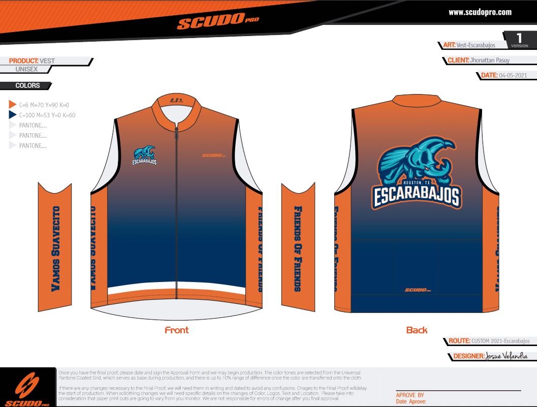 Escarabajos | Vest | Men and Women