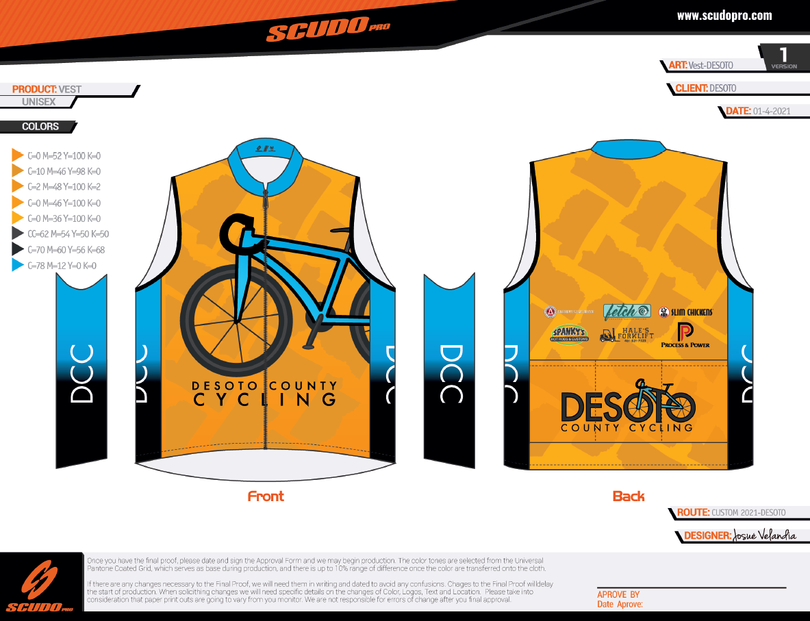 Desoto County | Wind Breaker Vest | Men and Women