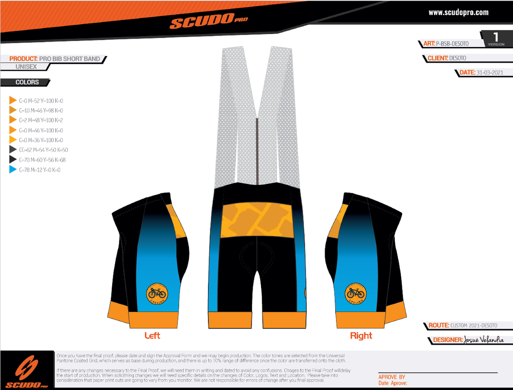 Desoto County | PRO-BIB Cycling Shorts | Men and Women