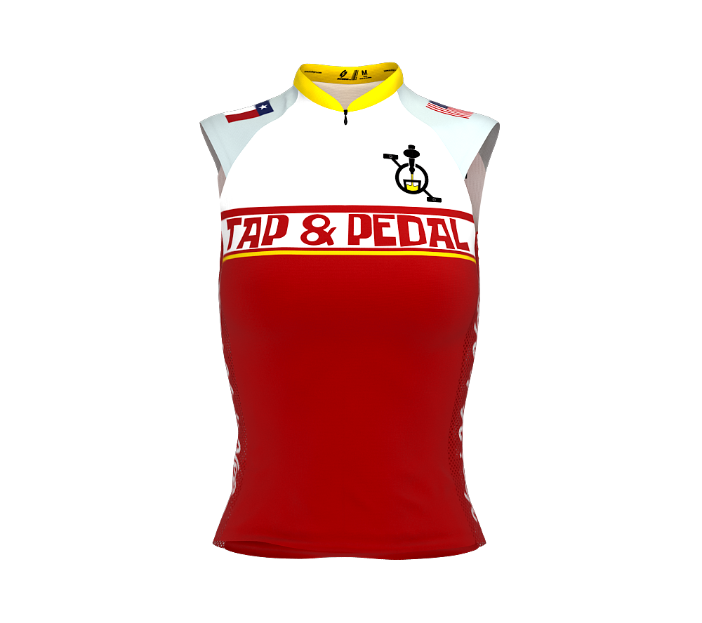 Tap and Pedal | Sleevless Cycling Jersey for Women