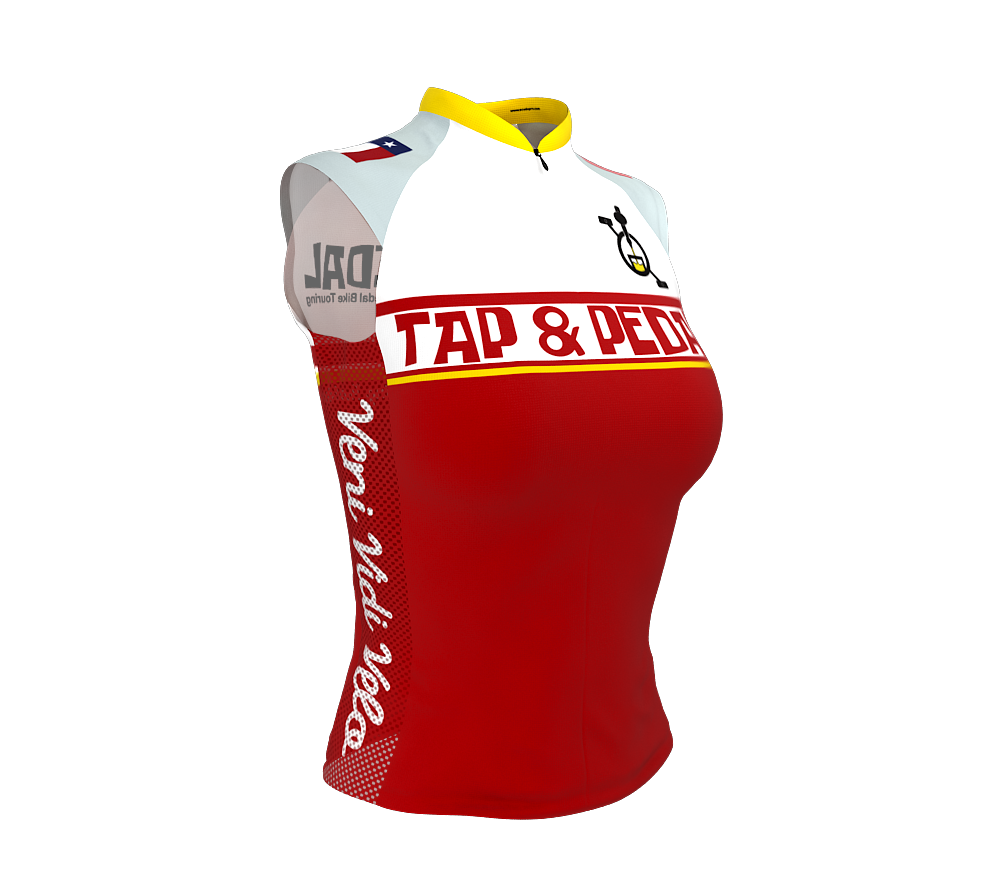 Tap and Pedal | Sleevless Cycling Jersey for Women