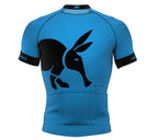 Oso Blue Black Short Sleeve Cycling PRO Jersey