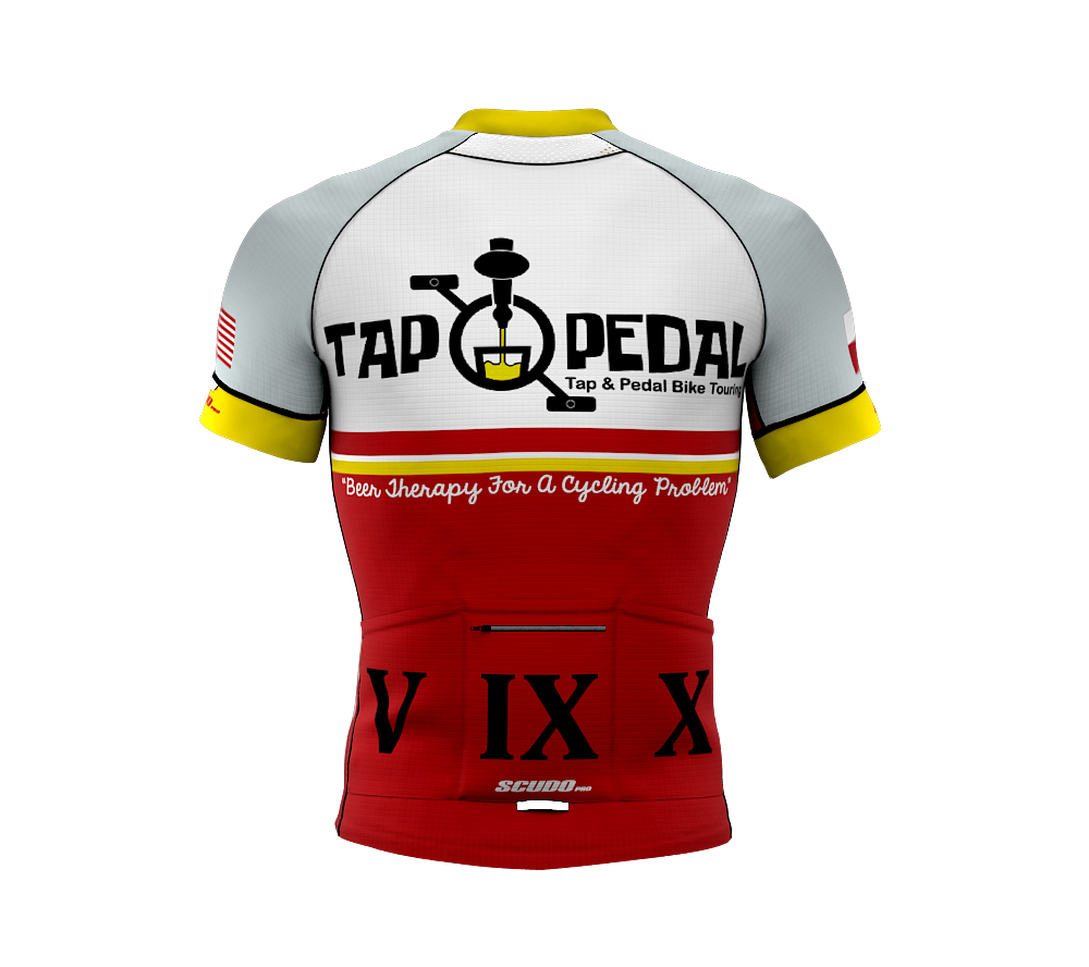 Tap and Pedal | PRO-Fit Snug | Short Sleeve Cycling Jersey 2019 | Men and Women