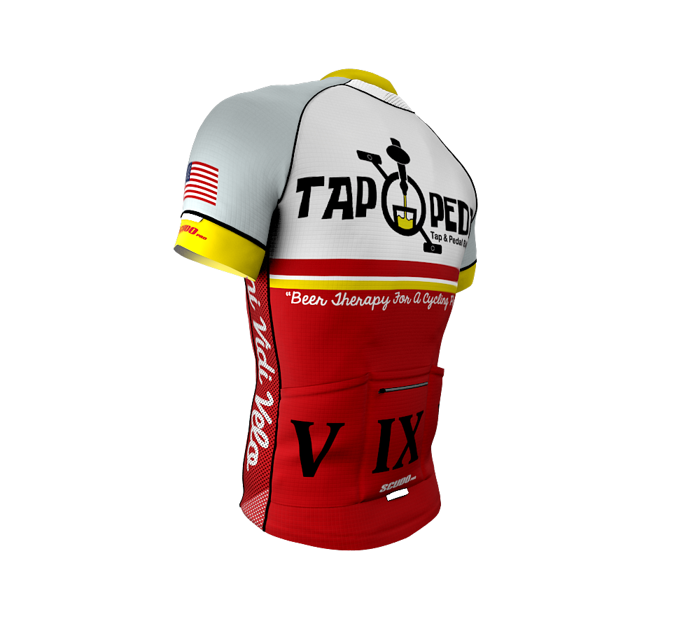Tap and Pedal | PRO-Fit Snug | Short Sleeve Cycling Jersey 2019 | Men and Women