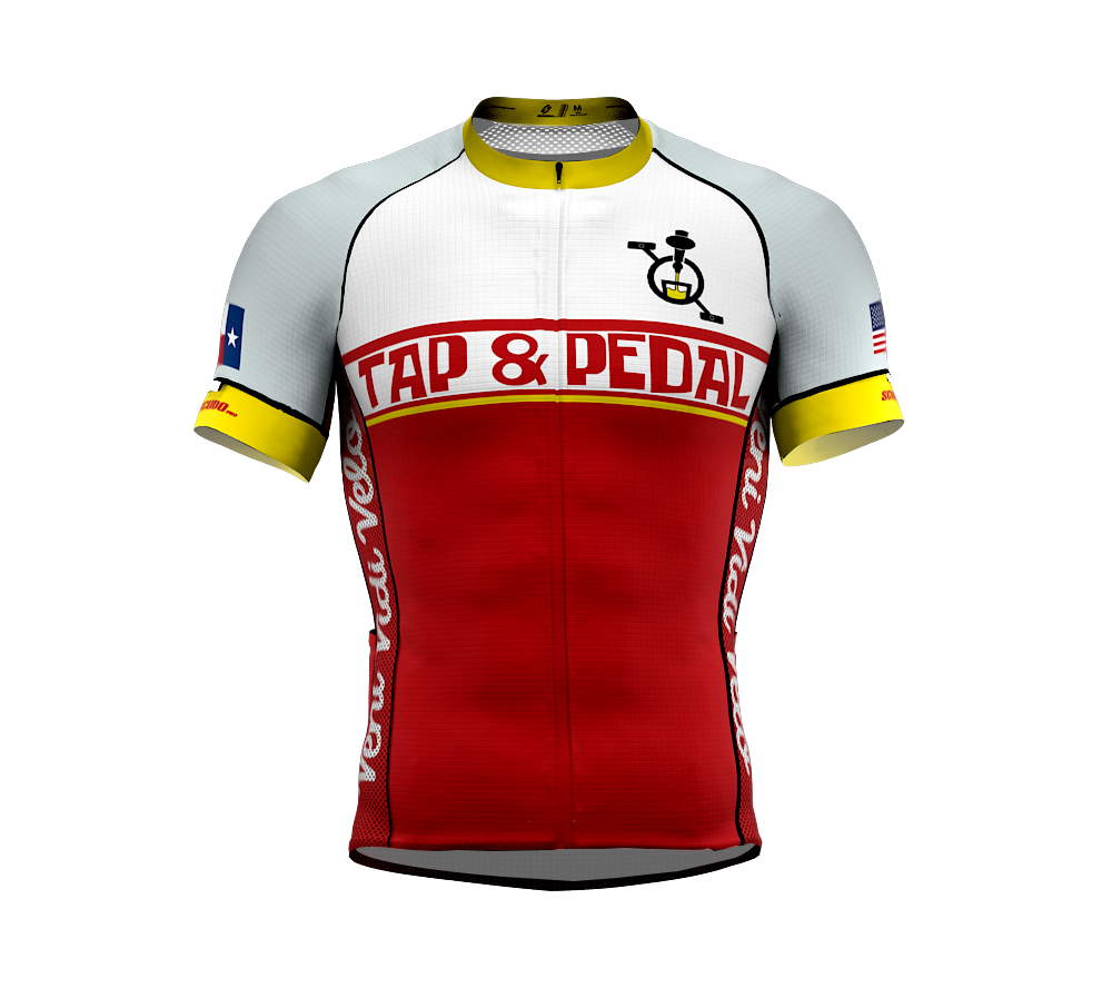 Tap and Pedal | PRO-Fit Snug | Short Sleeve Cycling Jersey 2019 | Men and Women
