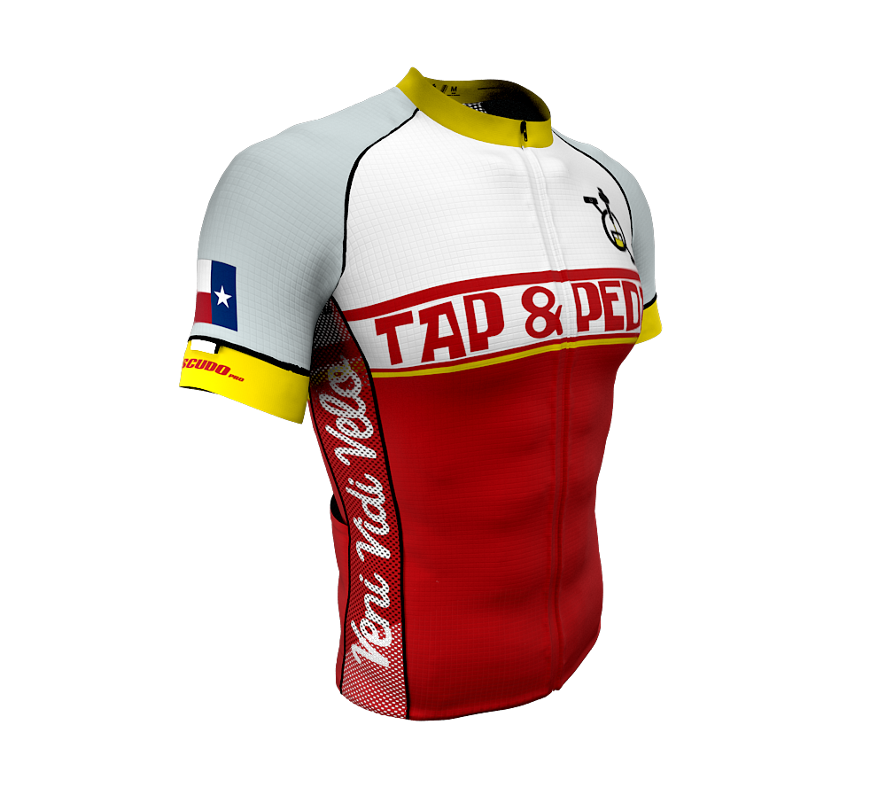 Tap and Pedal | PRO-Fit Snug | Short Sleeve Cycling Jersey 2019 | Men and Women