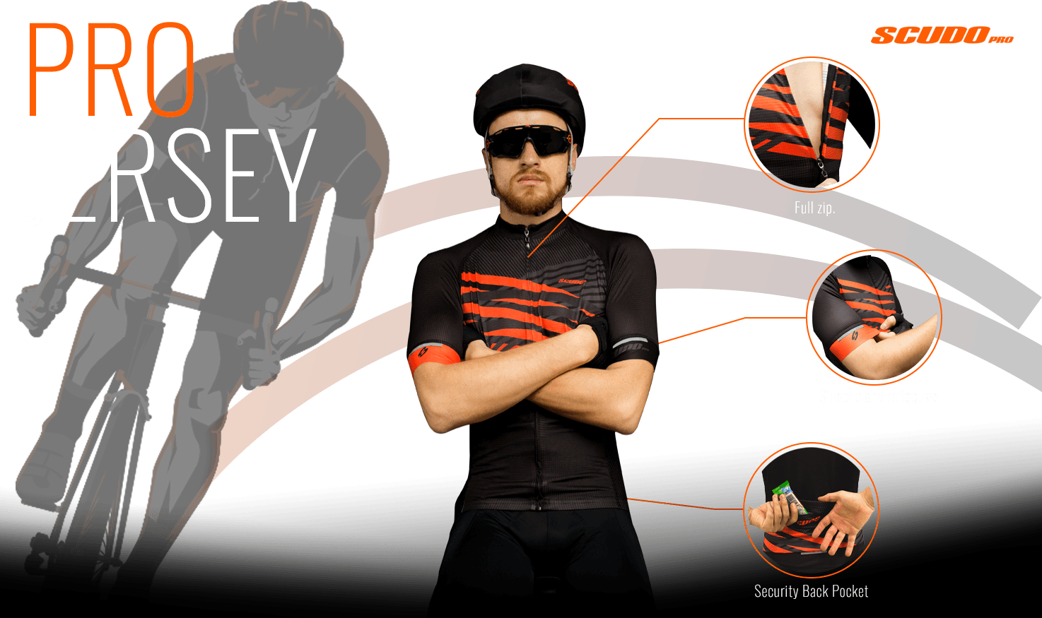 [Sample Kit] ScudoPro PRO Fit Short Sleeve Cycling Jersey | Men and Women
